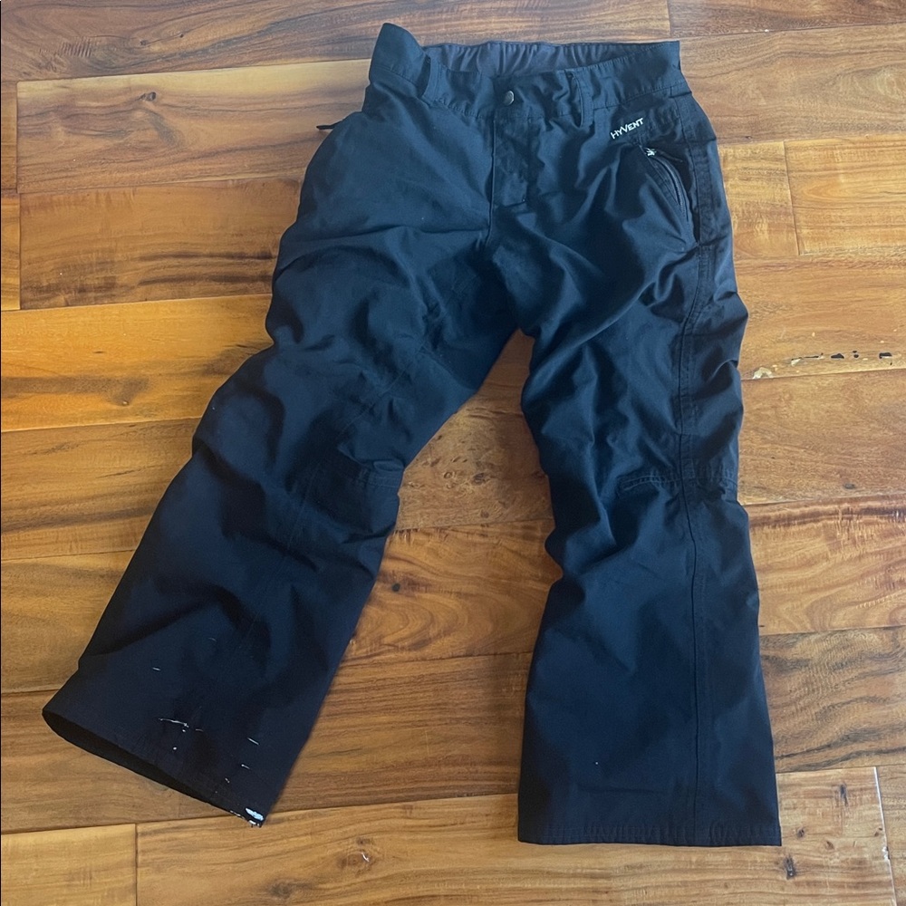 The North Face Hyvent snow pants black girls M 10/12